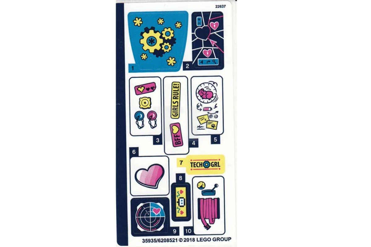 LEGO&reg; 6208521 - Sticker for Set 41333