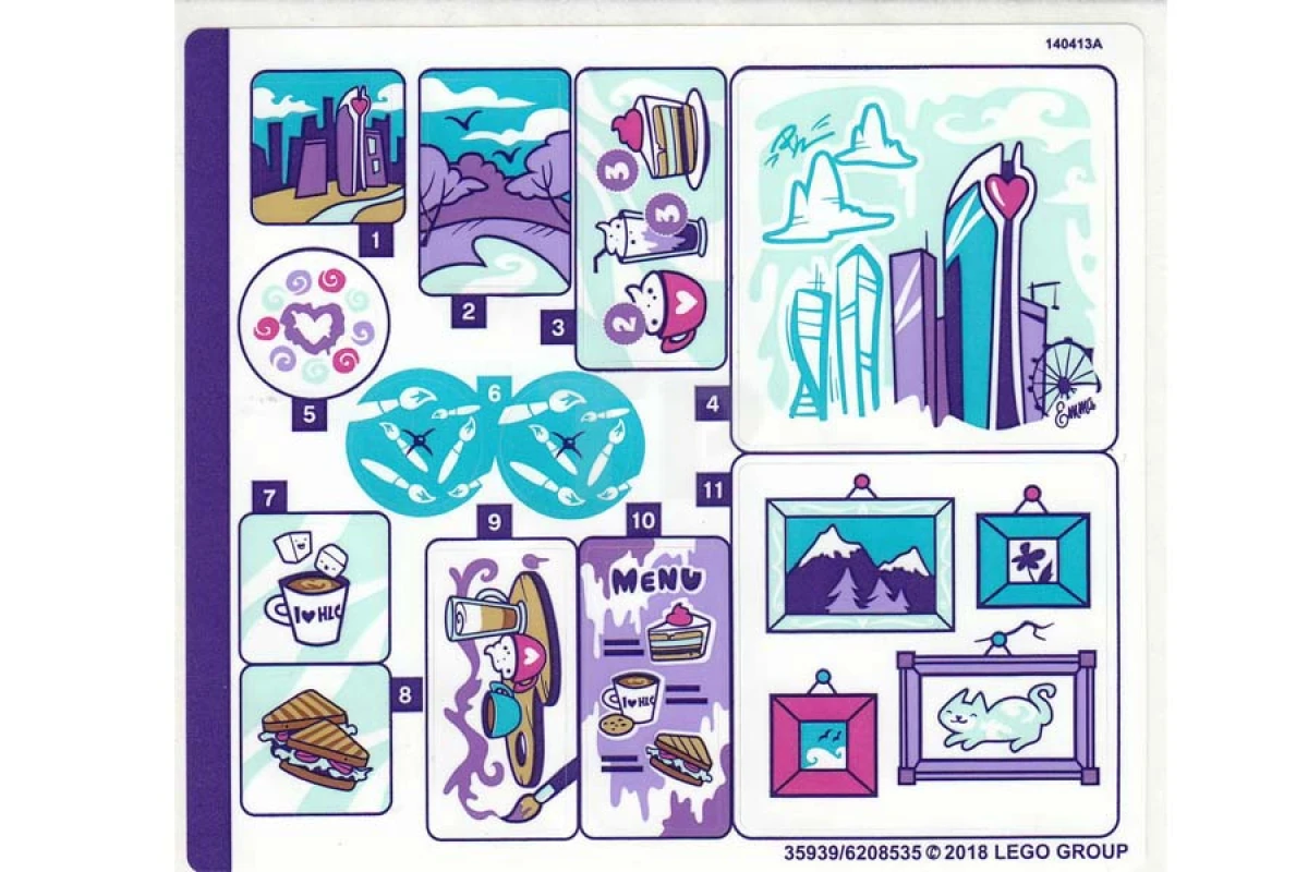 LEGO&reg; 6208535 - Sticker for Set 41336