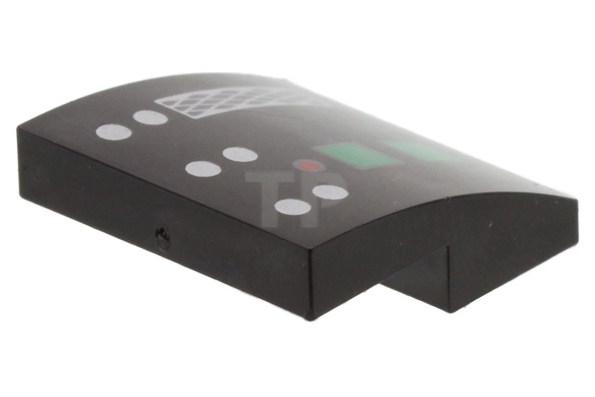 LEGO&reg; 6209953 - 15068pb130R - Dakpan 2 x 2 x 2/3 gebogen met bedieningspaneelpatroon - Rechts