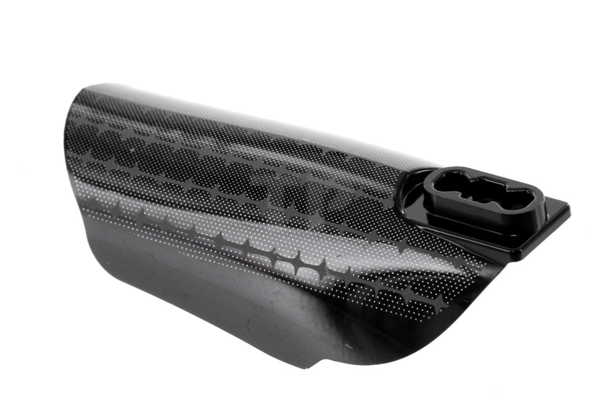 LEGO&reg; 6209951 - 26831pb03 - Large Figure Armor, Arm / Leg Cover with Ball Joint Socket and 2 Holes with Light Bluish Gray Wavy Lines and Dots Pattern