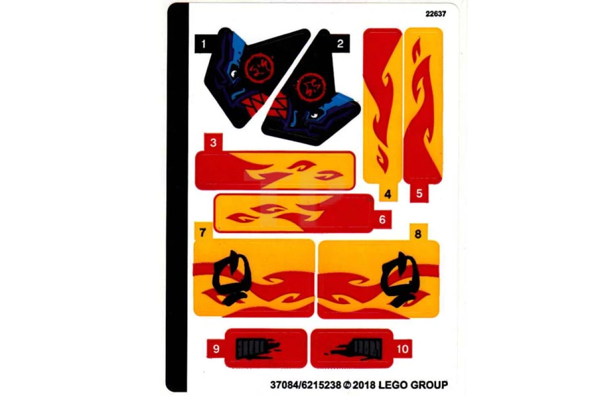 LEGO&reg; 6215238 - Sticker for Set 70638