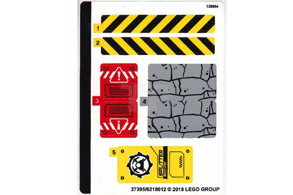 LEGO&reg; 6218012 - Sticker for Set 60185