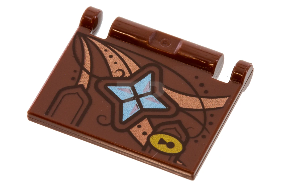 LEGO&reg; 6248925 - 24093pb013 - Book Cover with Key Lock and Crystals Pattern