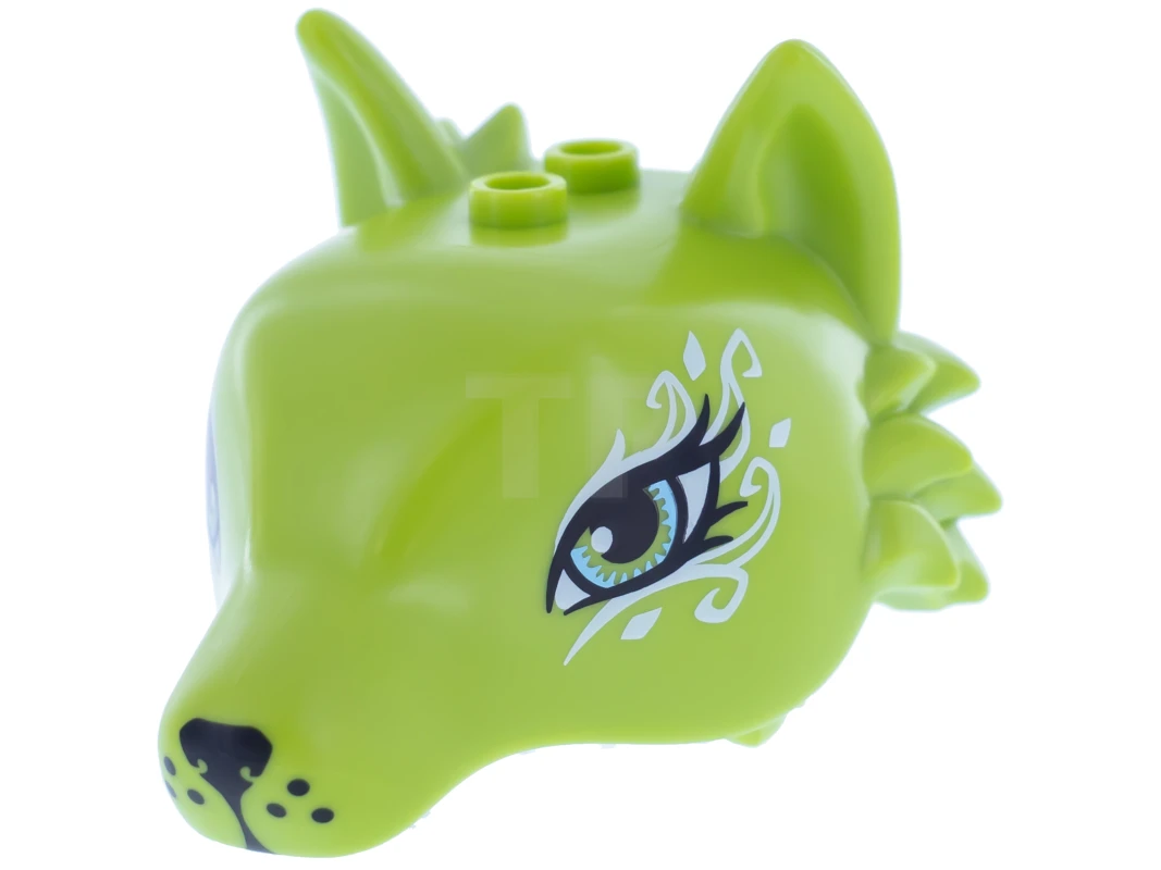 LEGO&reg; 6213407 - 35600pb01 - Fox Head with Swirls Pattern (Liska)