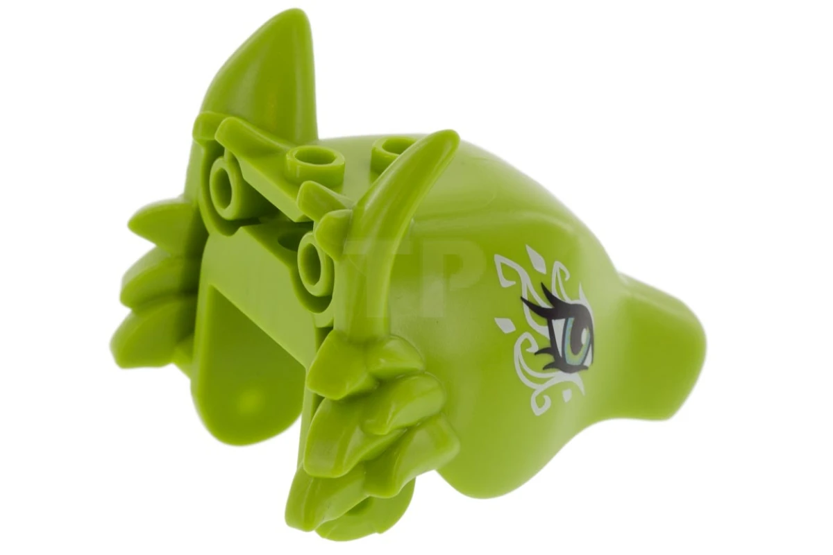 LEGO&reg; 6213407 - 35600pb01 - Fox Head with Swirls Pattern (Liska)
