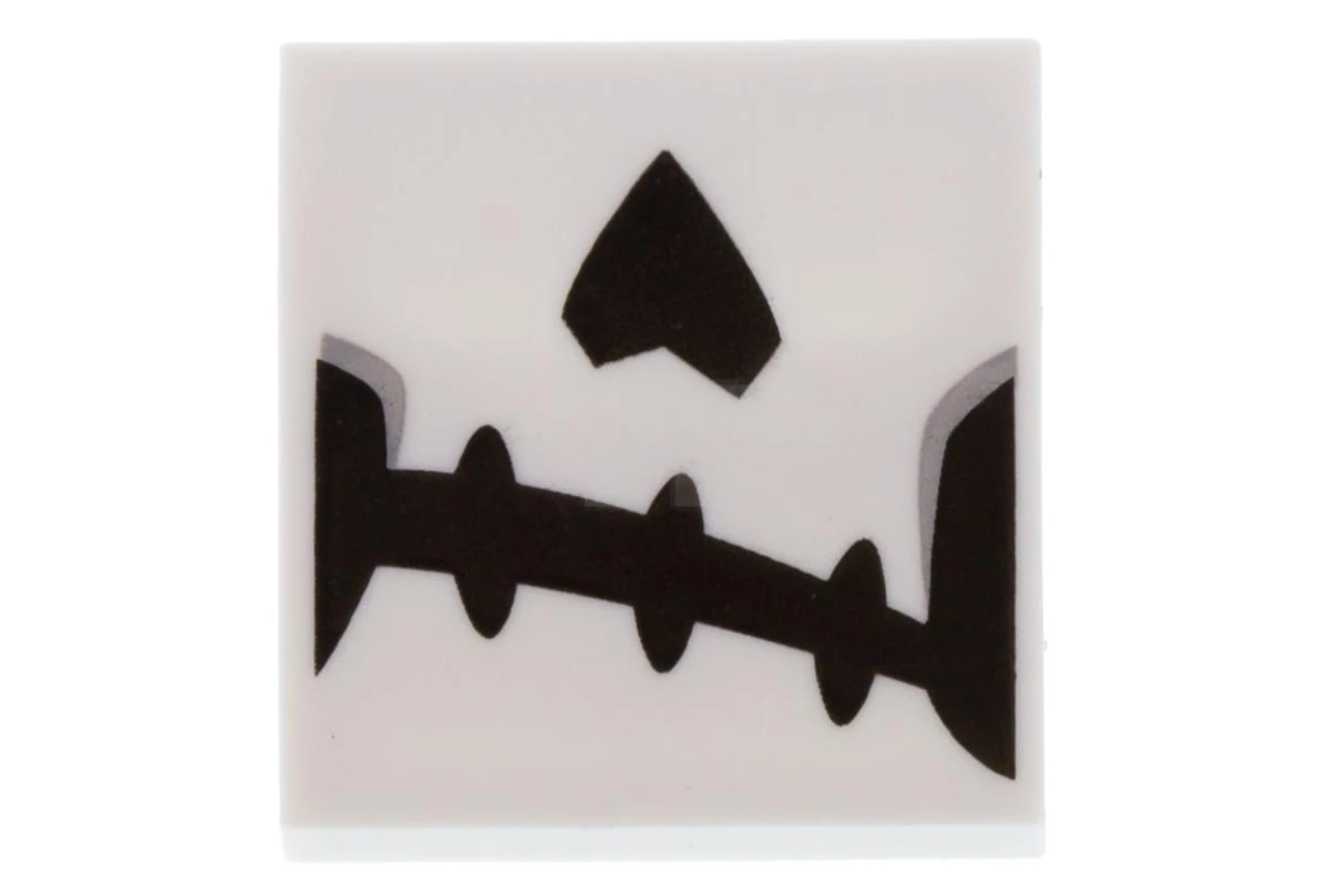 LEGO&reg; 15068pb127 - 6209739 - Slope 2 x 2 x 2/3 Curved with Skeletal Pattern