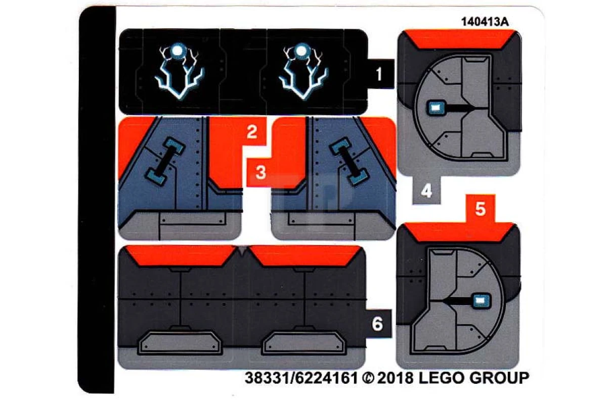 LEGO&reg; 6224161 - Sticker for Set 76102