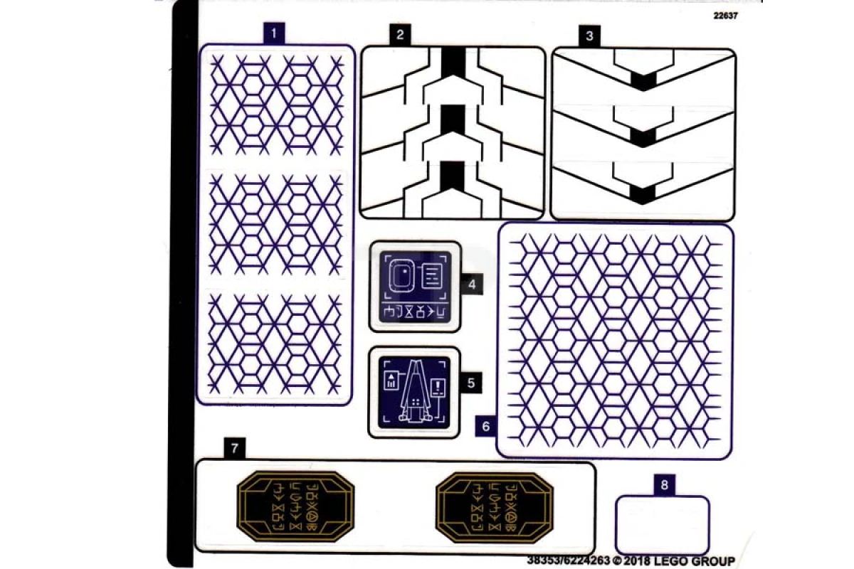 LEGO&reg; 6224263 - Sticker for Set 76103 