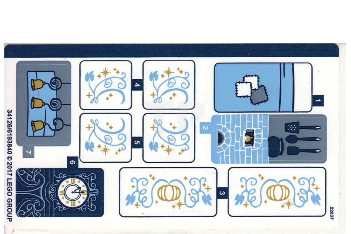 LEGO&reg;  - Sticker for Set 41146 