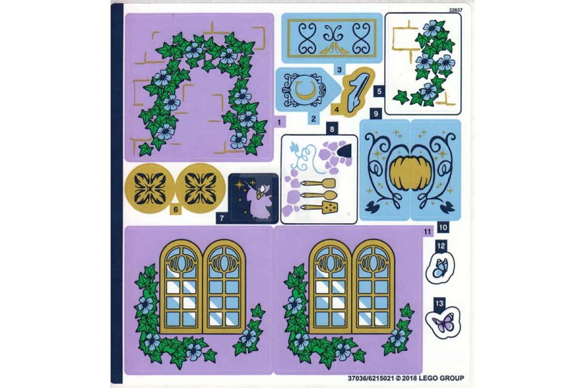 LEGO&reg; 6215021 - Sticker for Set 41154