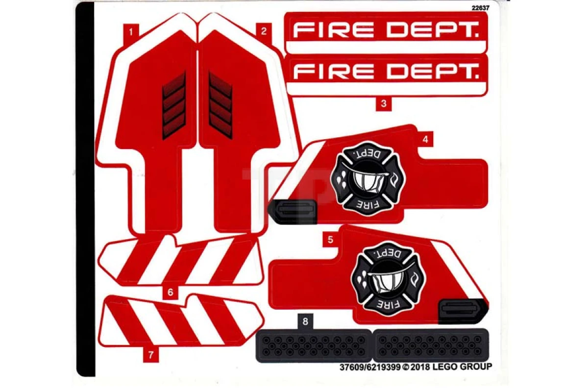 LEGO&reg; 6219399 - Sticker for Set 42075