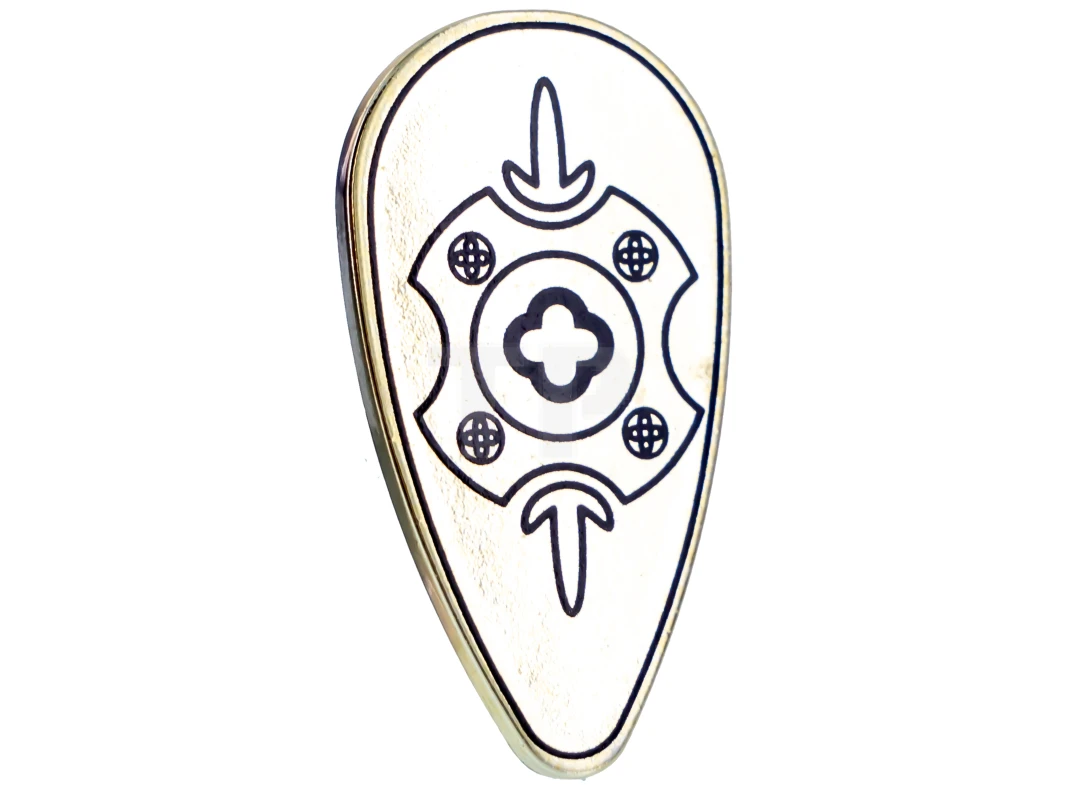 LEGO&reg; 4187317 - 2586px12 -  Bouclier ovoïde avec motif géométrique oriental