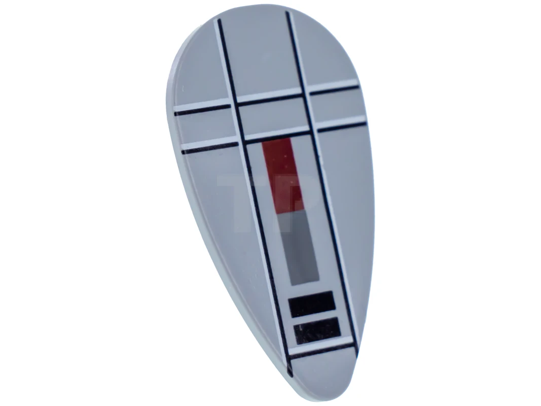LEGO&reg;  - 2586px15 - Schild Eiförmig mit SW-Schild-Muster