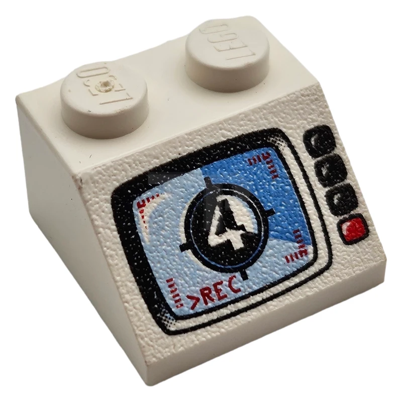 LEGO&reg; 4143170 - 3039px7 - Dachstein 2 x 2 - 45° mit Bildschirmmuster für die Videobearbeitung