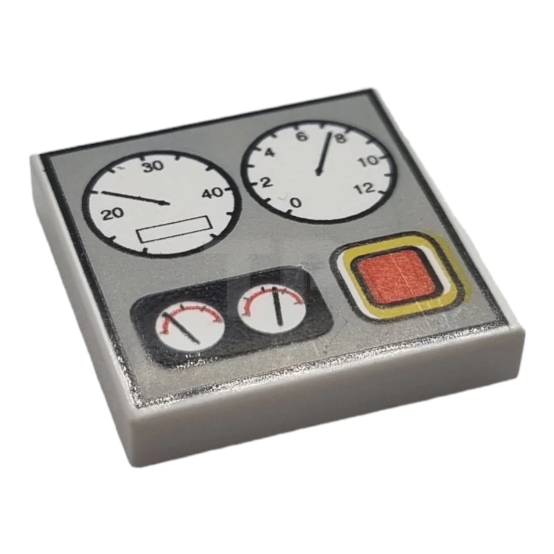 LEGO&reg; 82333 - 3068px4 - Baldosa 2 x 2 con dibujo de galgas