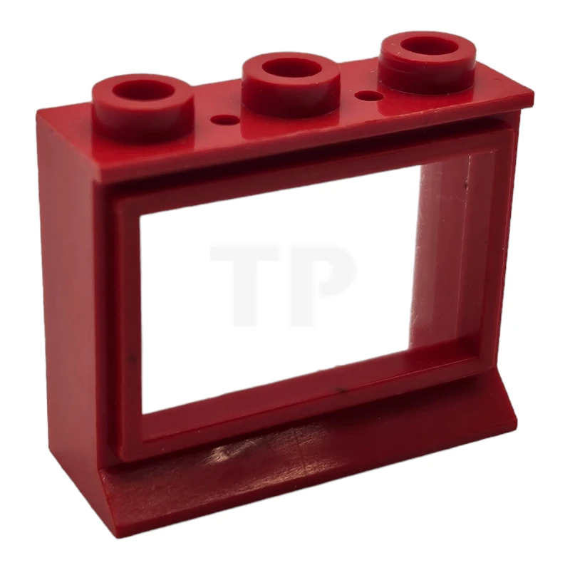 LEGO&reg;  - 31bc01 - Window 1 x 3 x 2 (old type) with Extended Lip, with Glass