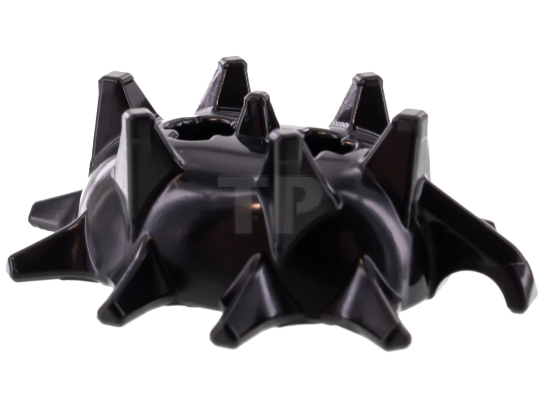 LEGO&reg; 4291746 - 54177 - Minifig, Weapon Spiked Ball Half with 2 Axle Holes