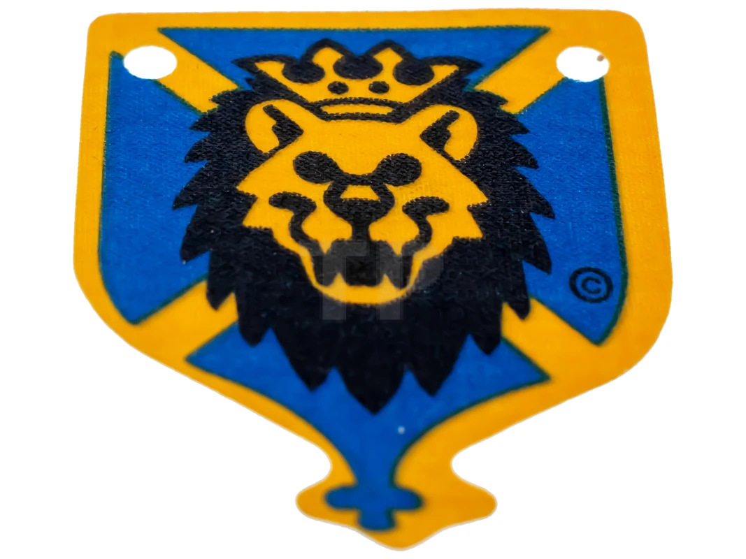 LEGO&reg;  - x95px1 - Cloth Hanging 4 x 5 with Knights Kingdom Lion Head Pattern