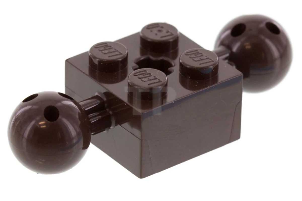LEGO&reg; 6092731 - 17114 - Technic, Brick Modified 2 x 2 with Balls with Holes and Axle Hole