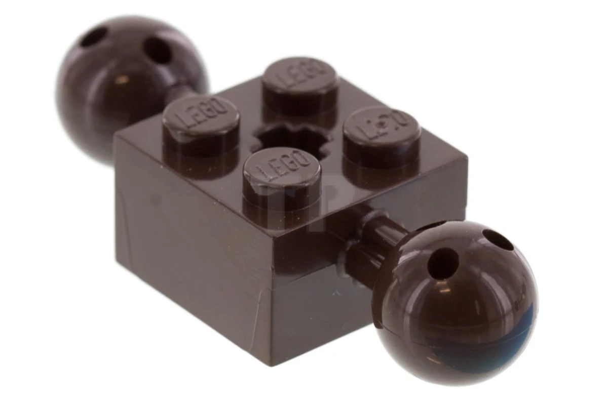 LEGO&reg; 6092731 - 17114 - Technic, Brick Modified 2 x 2 with Balls with Holes and Axle Hole