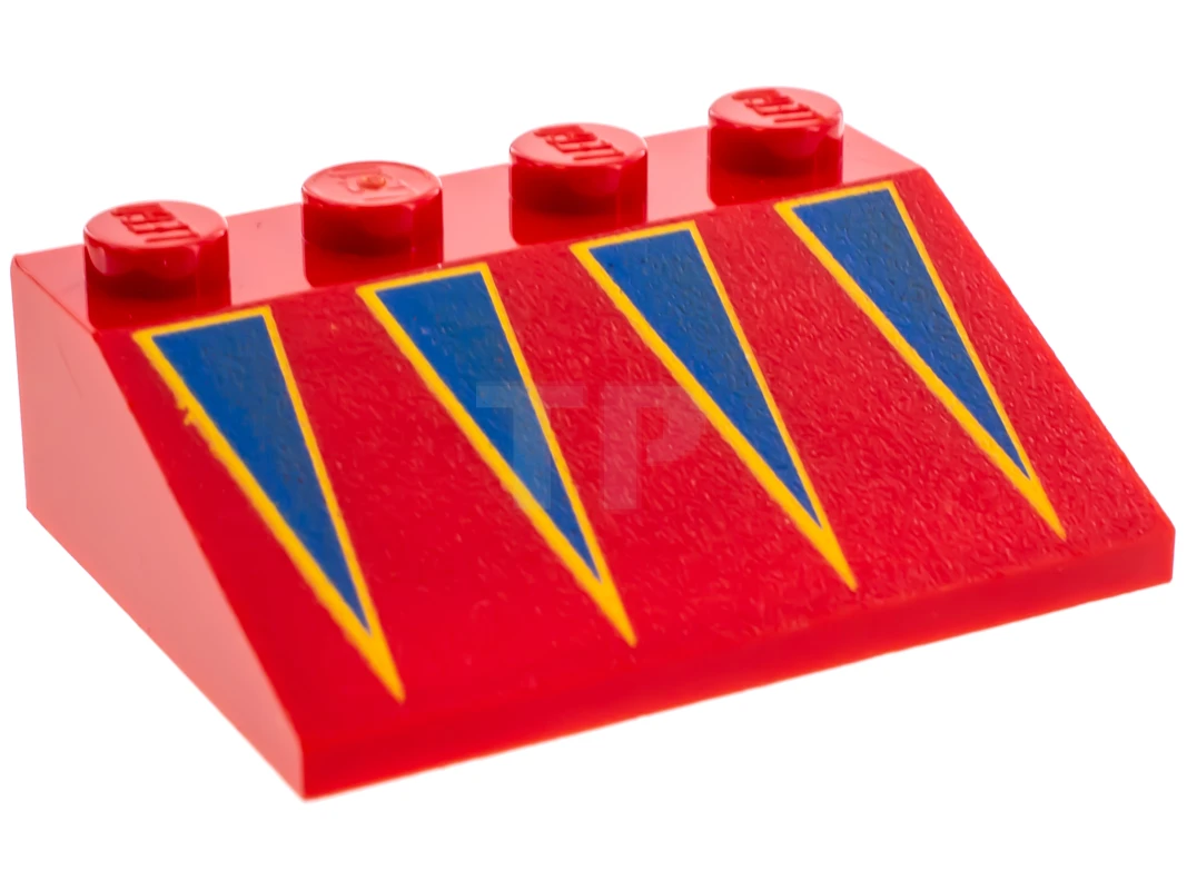 LEGO&reg;  - 3297px18 - Pendiente 3 x 4 - 33° con patrón de triángulos