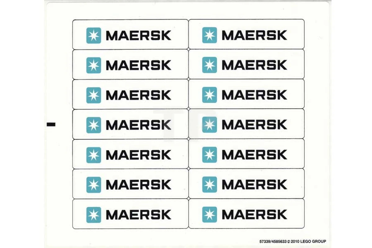 LEGO&reg; 4585633 - Sticker for Set 10155 - Sheet 1