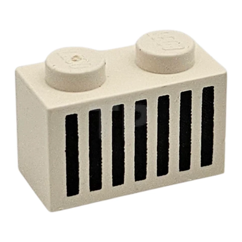 LEGO&reg;  - 3004p06 - Brique 1 x 2 avec motif de grille