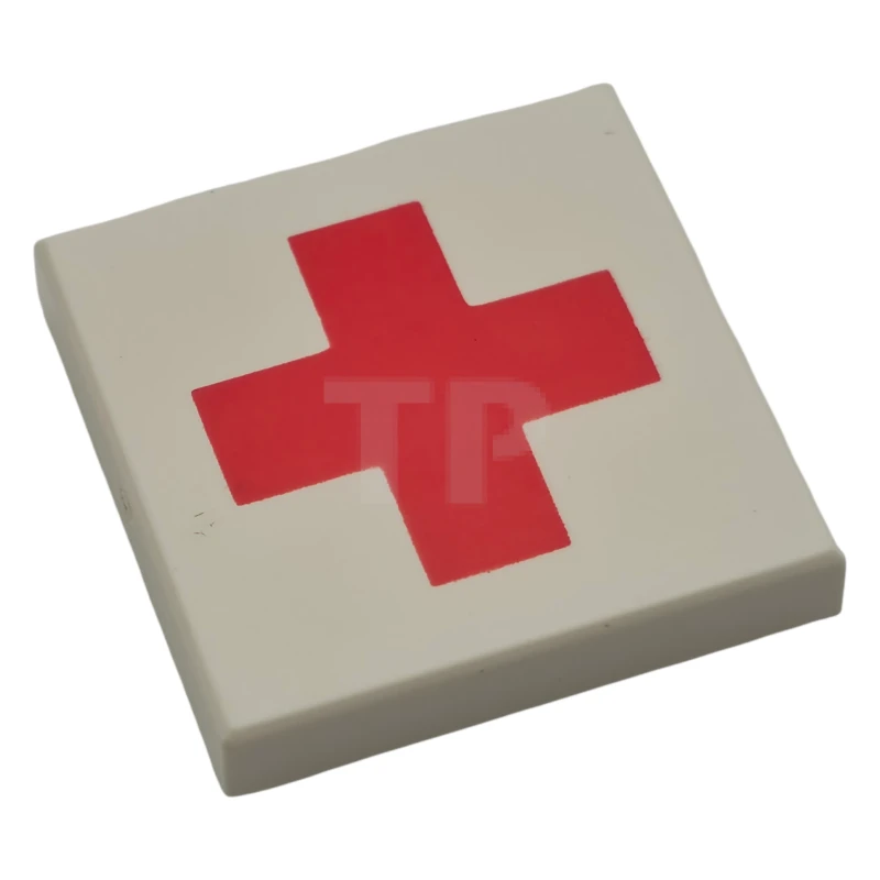 LEGO&reg;  - 3068p52 - Tile 2 x 2 with Red Cross Pattern