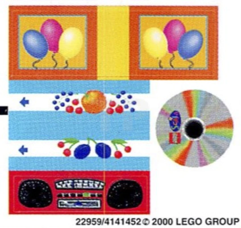 LEGO&reg; 4141452 - Sticker for Set 3159