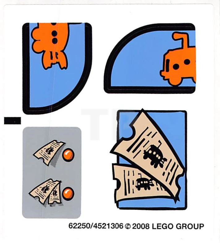 LEGO&reg; 4521306 - Sticker for Set 3830