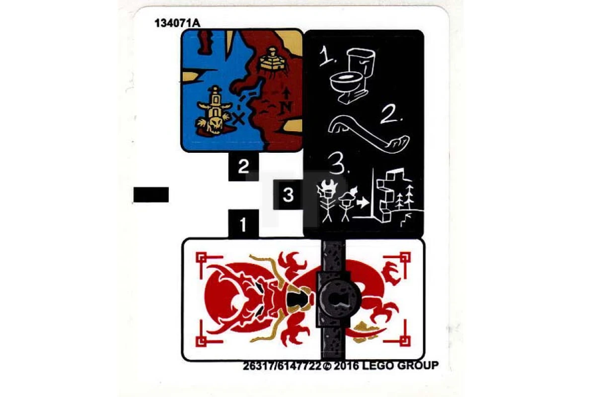 LEGO&reg;  - Sticker for Set 70591 (North American Version)