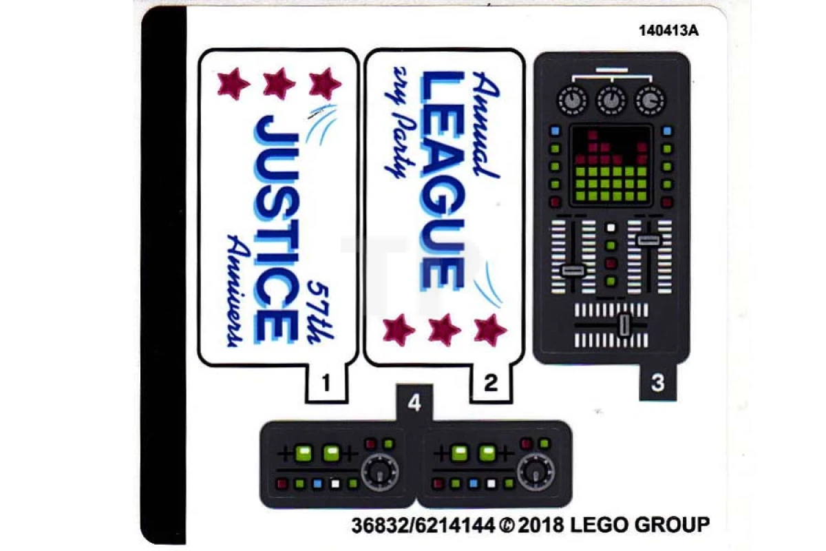 LEGO&reg; 6214144 - Sticker for Set 70919