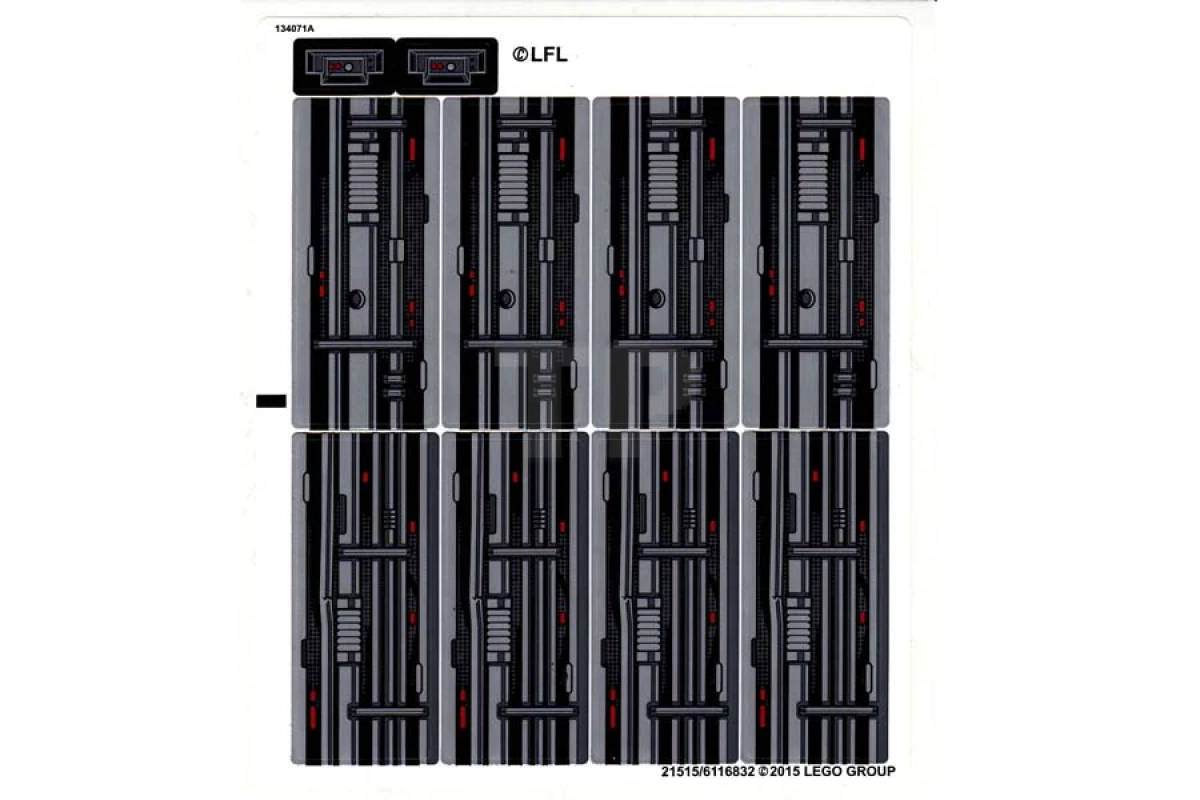 LEGO&reg;  - Autocollant pour l'ensemble 75093 (version nord-américaine)