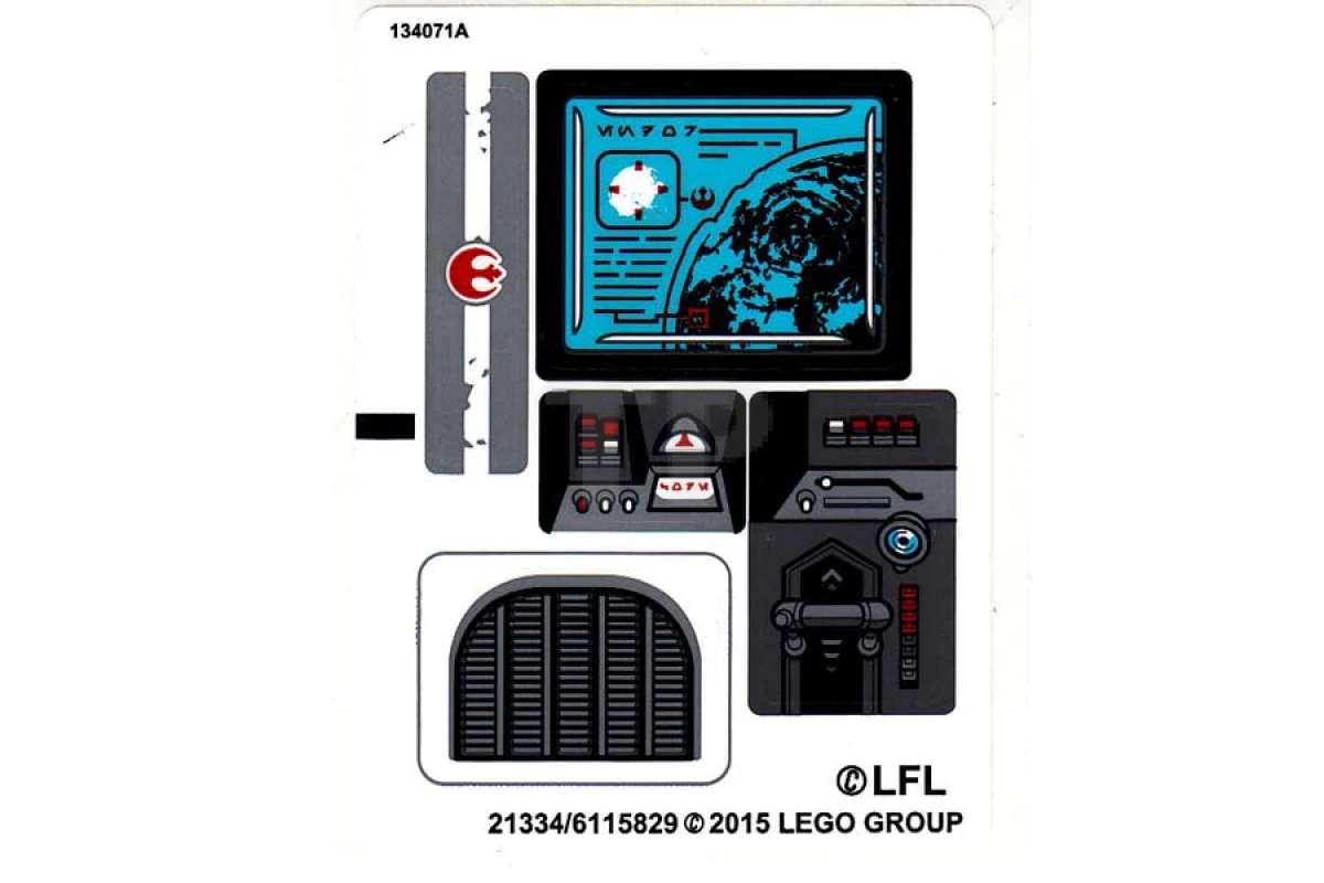 LEGO&reg; 6115829 - Sticker for Set 75094 (North American Version)