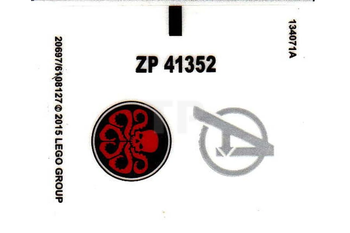 LEGO&reg;  - Sticker voor set 76030 (Noord-Amerikaanse versie)