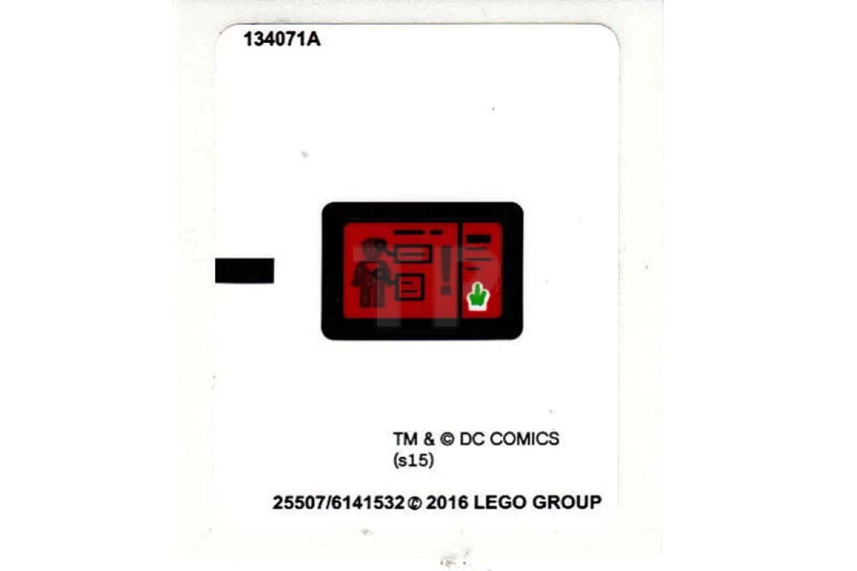 LEGO&reg;  - Autocollant pour l'ensemble 76044 (version nord-américaine)
