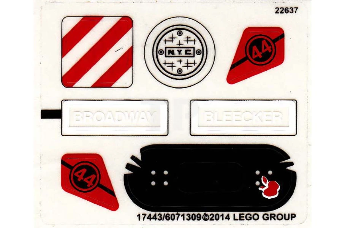 LEGO&reg; 6071309 - Sticker for Set 79118