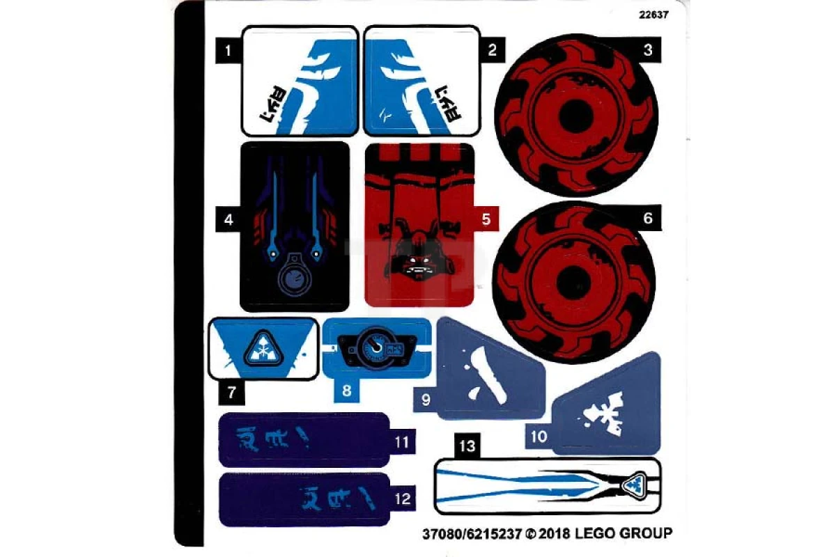 LEGO&reg; 6215237 - Sticker for Set 70639