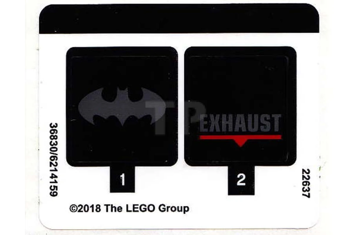 LEGO&reg; 6214159 - Autocollant pour l'ensemble 70918