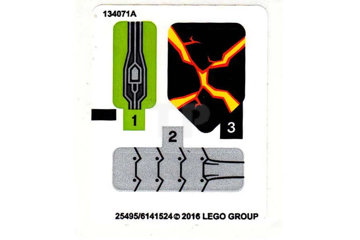LEGO&reg; 6141524 - Sticker for Set 70325 