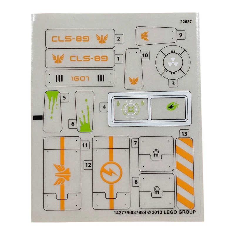 LEGO&reg; 6037984 - Sticker for Set 70707 