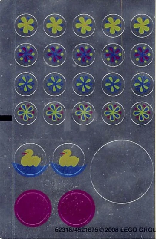 LEGO&reg; 4521675 - Adesivo per il set 7586 - Foglio 2