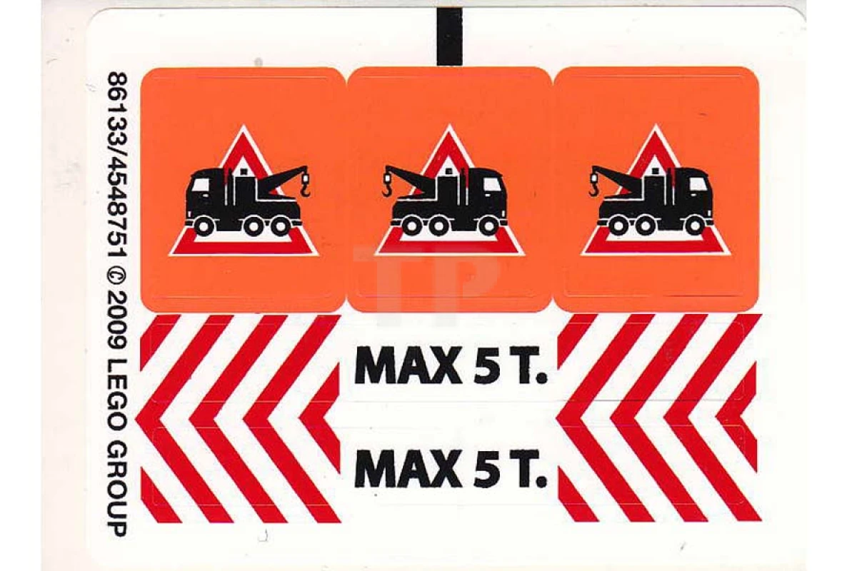 LEGO&reg; 4548751 - Sticker for Set 7638 