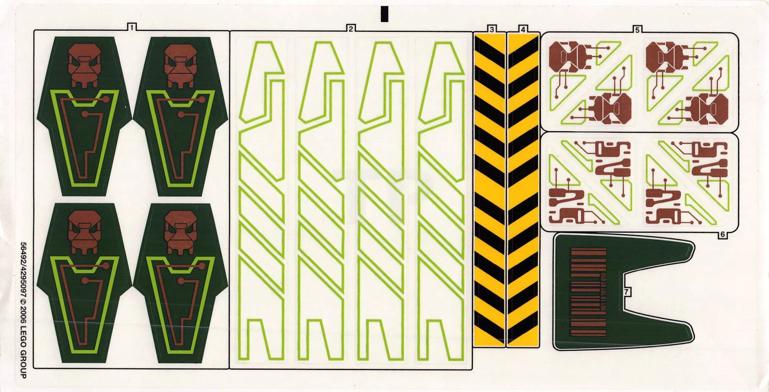 LEGO&reg; 4295097 - Sticker for Set 7707 