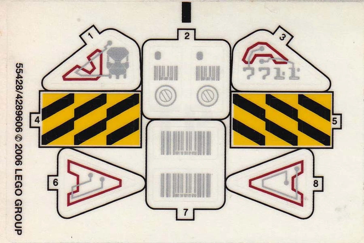 LEGO&reg; 4289606 - Sticker for Set 7711 
