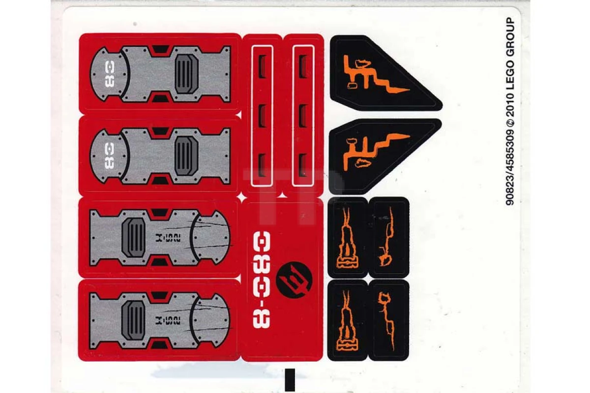 LEGO&reg; 4585309 - Sticker for Set 8080 