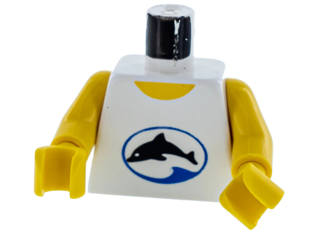 LEGO&reg;  - 973px38c01 - Torso (complete) with Dolphin Pattern