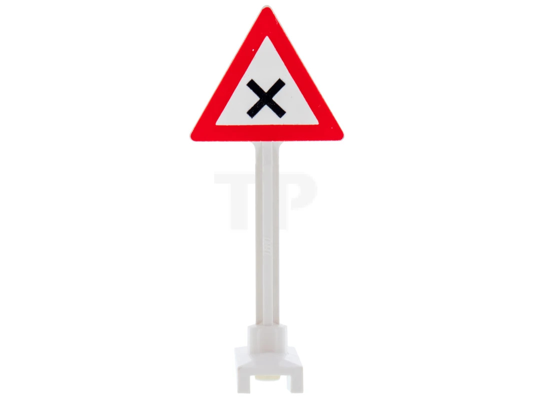 LEGO&reg;  - 81294 - Road Sign, Take care! Dangerous Intersection