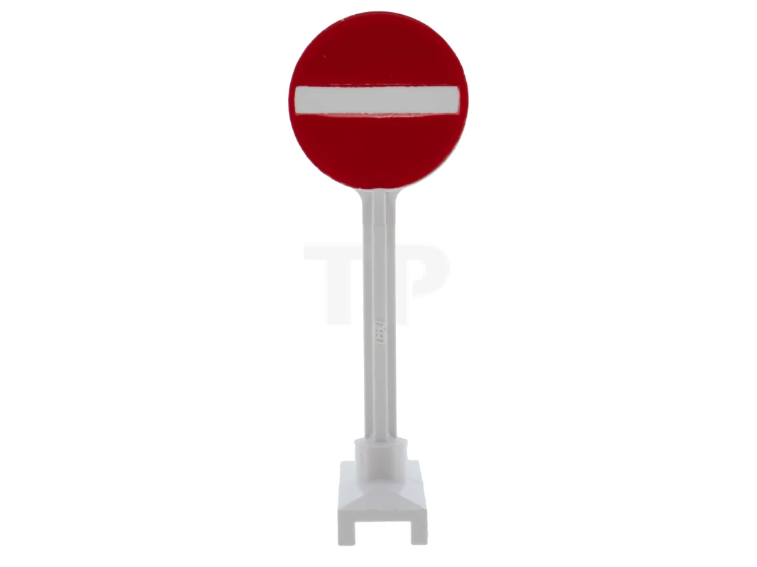 LEGO&reg;  - 7284 - Verkeersbord Rond met Geen Ingang / Doorgangspatroon