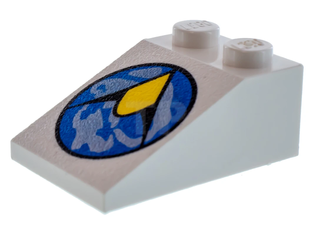 LEGO&reg; 3298p10 - 4144014 - Slope 3 x 2 - 33° with Exploriens Pattern